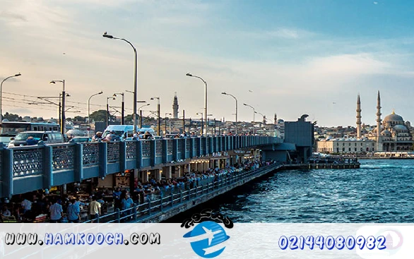 پل گالاتا در شهر استانبول